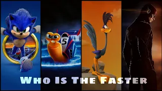 Who is The Faster | Sonic | Turbo | Road Runner | Flash