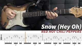 Red Hot Chili Peppers - Snow (hey oh) - guitar lesson with TABs - #johnfrusciante  of #rhcp