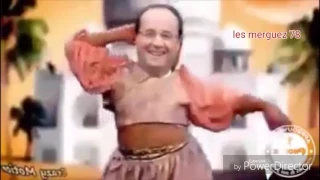 Francois hollande et marine le pen senjaille