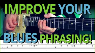 A Tasty BLUES Solo to IMPROVE your Diagonal Phrasing // with TABS!