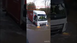 Rufford Ford Flooded (DAF) HGV