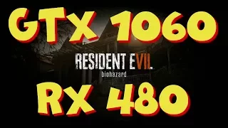 Resident Evil 7: Biohazard на компьютере(PC)/i3-7100+GTX-1060 VS i3-7100+ RX-480