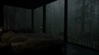Complete Quiet Moments & Goodbye Stress to Sleep Soundly with Heavy Rain & Thunder | Rain Sounds