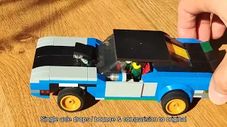 Lego MOC: Dodge Challenger w. steering & suspension