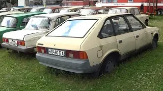 Старые советские автомобили | ВАЗ | Москвич | Волга | Икарус | Ретро техника под открытым небом