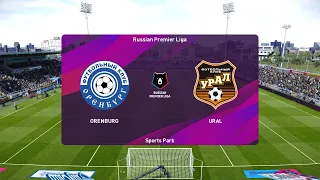 PES 2020 | Orenburg vs Ural - Russian Premier Liga | 01/07/2020 | 1080p 60FPS