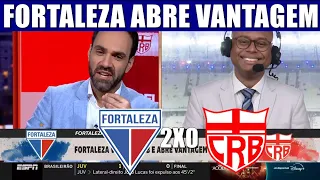 FORTALEZA 2 X 0 CRB COM GOLS DE MOISES E LUCERO LEÃO VENCE E ABRE VANTAGEM NA FINAL