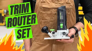 the BEST router set? Festool Modular Trim Router Set REVIEW