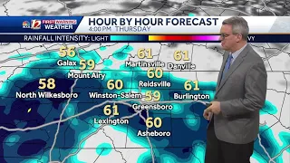 WATCH: Periods of rain returns, severe storm risk Friday