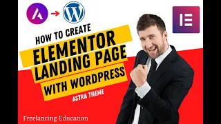 1#WordPress Landing Page Design Using Elementor Page Builder Part -1 WordPress Tutorial Bangla