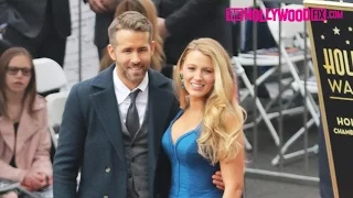 Ryan Reynolds & Blake Lively Attend Hollywood Walk Of Fame Ceremony With Their Kids 12.15.16