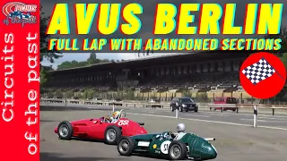 AVUS (Berlin) lap with abandoned sections - Onboard & Track Walk POV