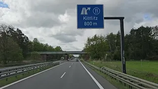 261 4K POV Real Truck Driving MAN TGX 520 Germany Berlin to Dresden part 2