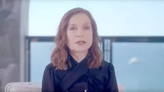 Isabelle Huppert Women in Motion at Cannes Film Festival (in French)