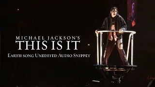 Michael Jackson's - Earth Song | This is it Rehearsal 2009 Unedited Audio Snippet!!!