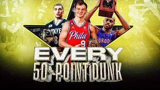 Every 50-Point Dunk In NBA Dunk Contest History (1984-2023)!