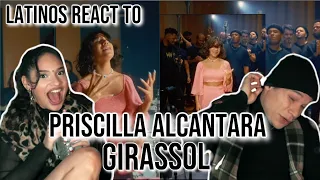 Latinos react to Priscilla Alcantara  for the first time | Girassol (R&B Version) | REACTION