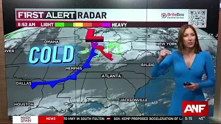 First Alert Forecast: Beautiful Afternoon Ahead, Cold Blast Arrives Tonight