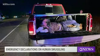 Several Coastal Bend counties have emergency declarations due to human smuggling