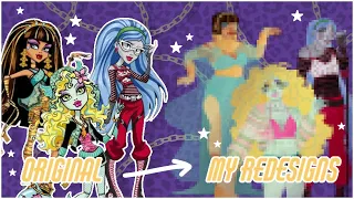 Redesigning Monster High characters(again) |SPEEDPAINT|