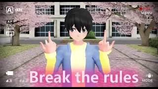 (MMDxYanSim) Break the rules (Casual Taro, Budo and Ayano)