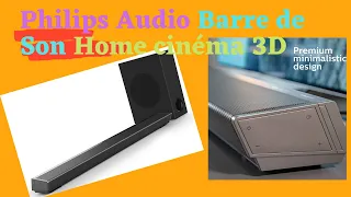 🌛✔️Philips Audio Barre de Son Home cinéma 3D Philips PB603|10 Bluetooth Dolby Atmos