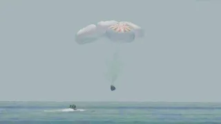 SpaceX, NASA crew make first splashdown in 45 years