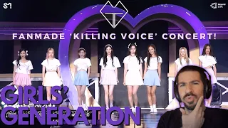 FIRST TIME REACTION TO Girls' Generation Fanmade 'KILLING VOICE' Concert (Gee, Lion Heart, etc.) |🧊🎤