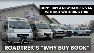 Don’t Buy a Camper Van Without Watching This! 👀 Inside look at the official Roadtrek "Why Buy Book"