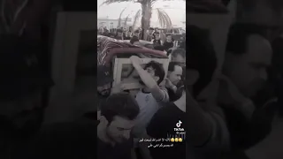 علي سمير بعد وفاه والده الشاعر سمير صبيح 💔💔😔