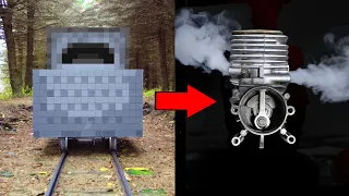 Steam engine for Minecart furnace IRL