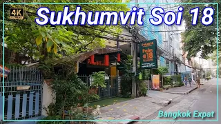 Bangkok Sukhumvit Soi 18 🇹🇭 Thailand 4K Palm@18 Rembrandt Hotel