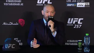 UFC 257: Conor McGregor Post-fight Press Conference