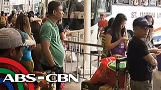 TV Patrol: Mga pasahero ng bus na uuwi sa probinsya, dumarami na