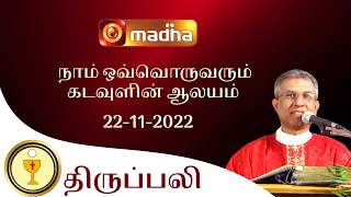 🔴 LIVE 22 November 2022 Holy Mass in Tamil 06:00 PM (Evening Mass) | Madha TV