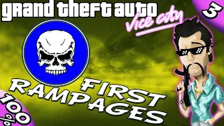 GTA Vice City [:3:] ALL Rampages on the 1st Island [100% Walkthrough]