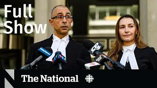 CBC News: The National | Nygard guilty, Jewish school shot at, Geddy Lee