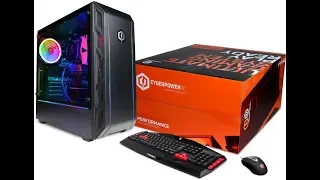 My Opinion on Pre-Built Gaming PCs (Cyber Power)