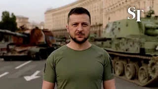 Ukraine was 'reborn' when Russia invaded - Zelensky