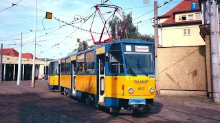 WorldofTrams Trailer: Straßenbahnhof Leipzig-Angerbrücke 1999