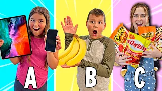 Letting The ALPHABET Decide What We BUY!! | JKREW