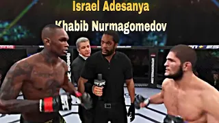 UFC 4 Israel Adesanya Vs Khabib Nurmagomedov - Epic UFC (MMA) Welterweight Fight English Commentary