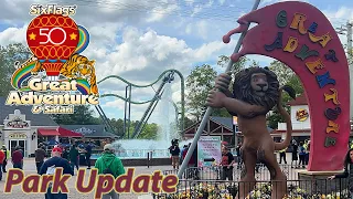 Six Flags Great Adventure | Park Update | May 12th, 2024
