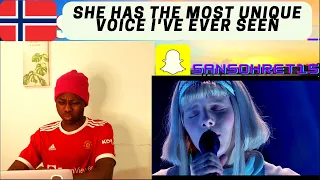 FIRST TIME REACTING TO Aurora - Stjernestøv AKA "Stardust" live