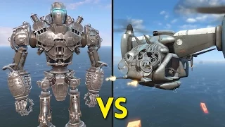 Fallout 4 - LIBERTY PRIME vs 25 VERTIBIRDS - Battles #40