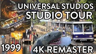 [4K]🦈 Jaws Universal Studios Hollywood Studio Tram Tour King Kong 1999