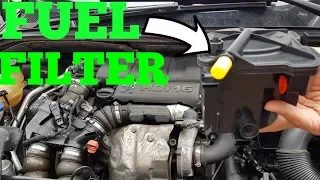 HOW TO CHANGE PEUGEOT 307 FUEL FILTER