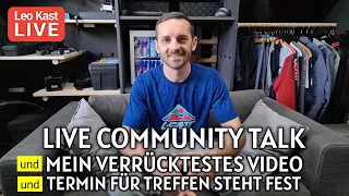 Mein verrücktestes Videos | LIVE COMMUNITY Talk & gemeinsam Biken Termin im April | Leo Kast