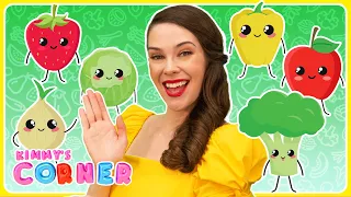 Fruit & Vegetable Dance | Fruit & Veggie Song -  Kimmy's Corner - Nursery Songs & Toddler Learning