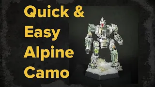 Quick & Easy Alpine Camo | Battletech Painting Tutorial